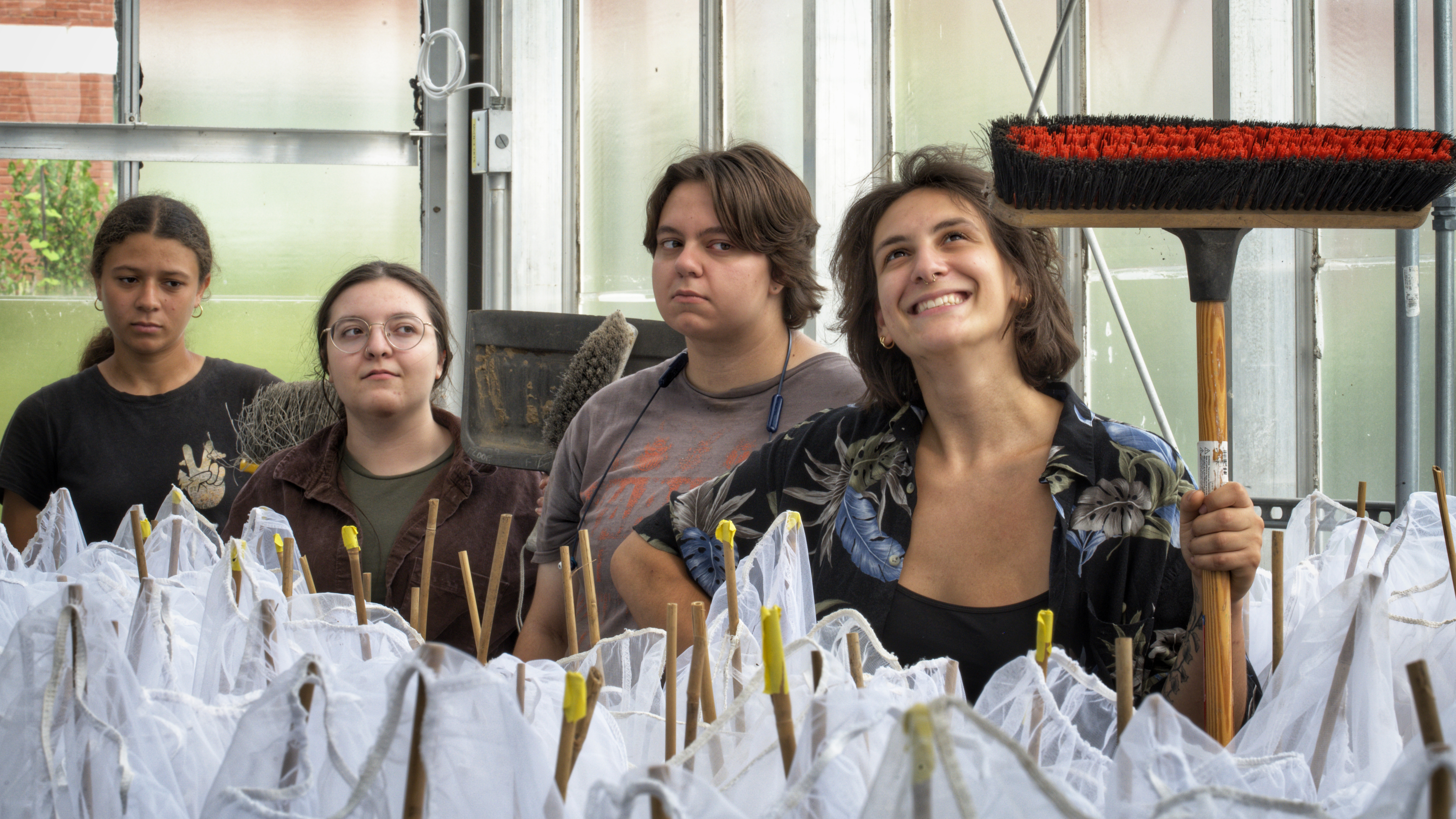 Erica Hoover, Abbey Acosta, Kit Eller, & Ollie Leibovich | UVM Greenhouse — Spring 2024